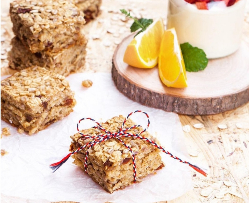 RECEPT: Ovesné Flapjacky