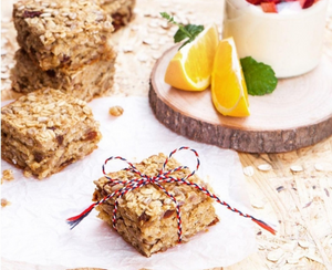 RECEPT: Ovesné Flapjacky