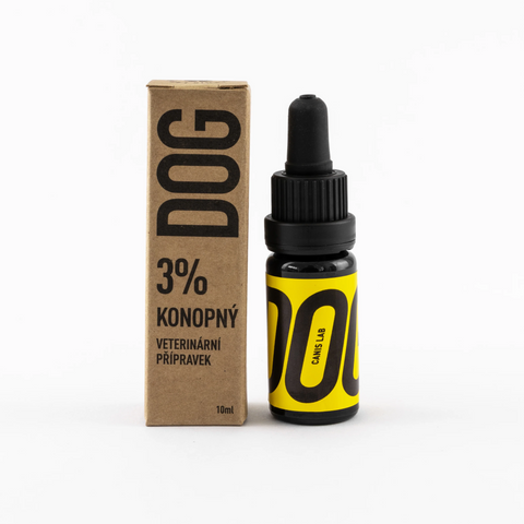 CBD pro psy 3% v konopném oleji | veterinární přípravek