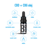 CBD + CBG olej 10% + 2% – 10ml